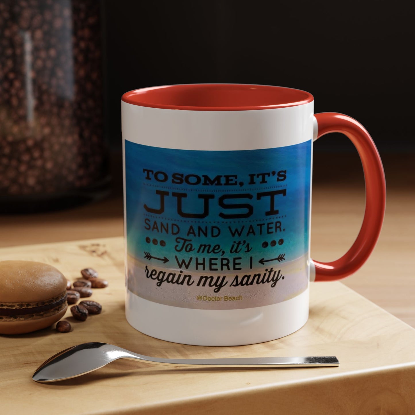 Dr. Beach 2-Tone Coffee Mug