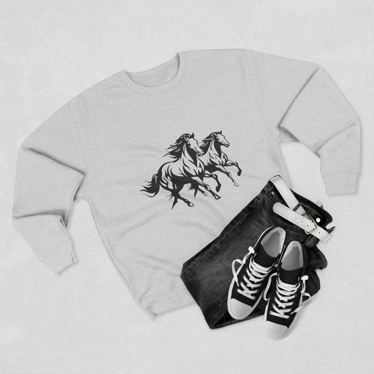 Horsin' Around Unisex Crewneck Sweatshirt