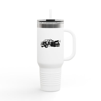Heavy Tow Truck Insulated Travel Mug
