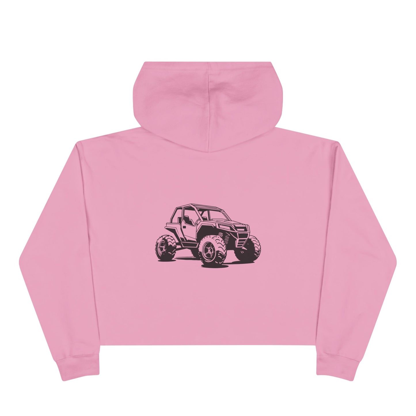 Off The Beaten Path Side By Side Women's Crop Hoodie