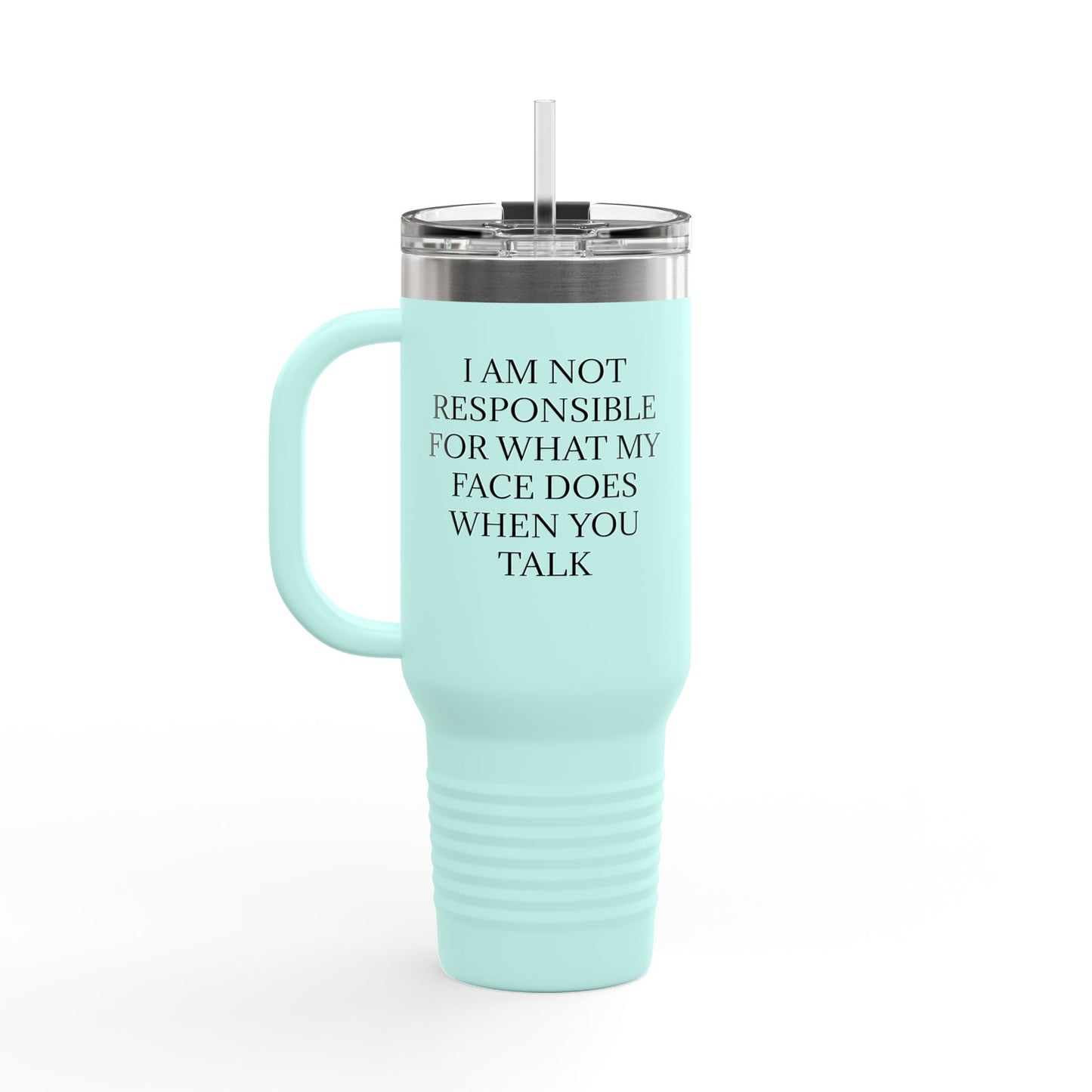 When You Talk Insulated Travel Mug
