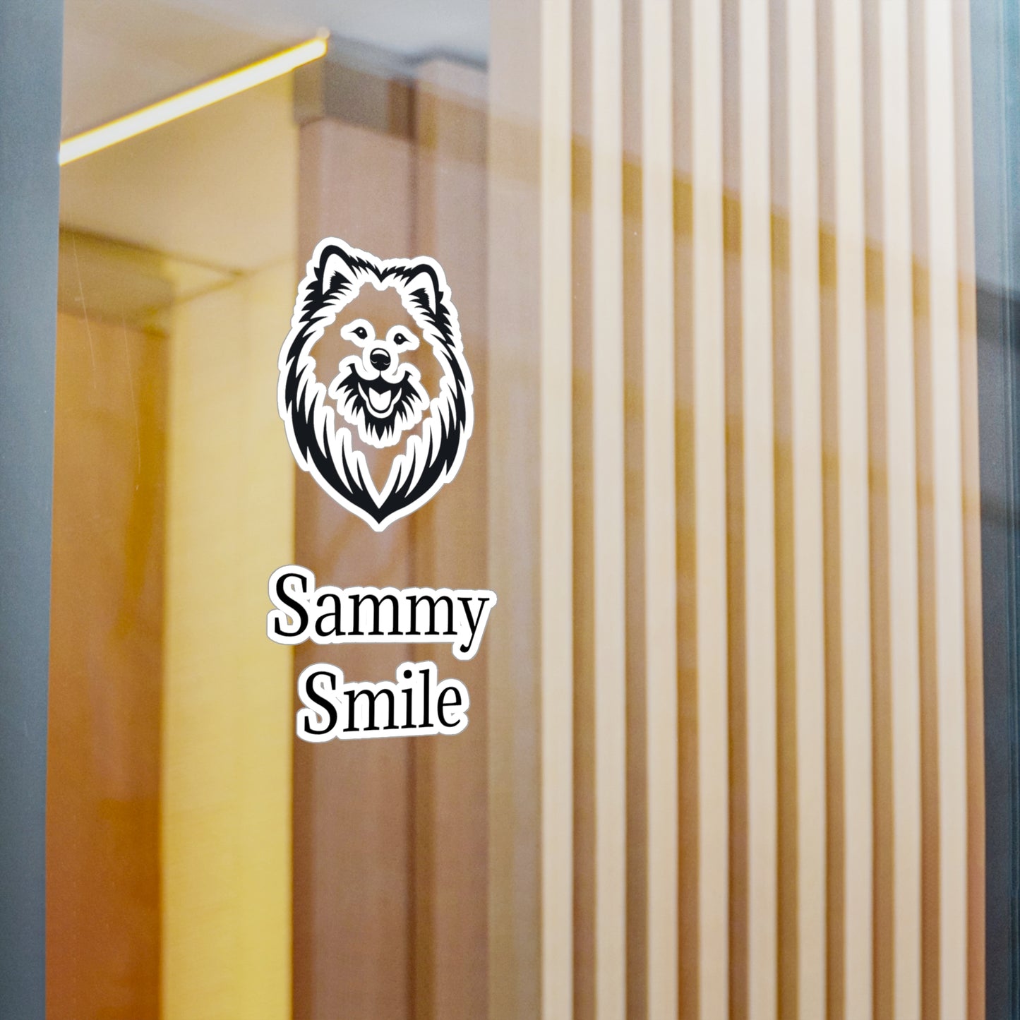Sammy Smile Vinyl Decal