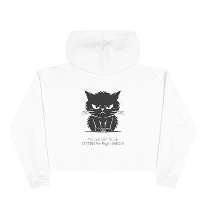 KITTEN Me Women's Crop Hoodie
