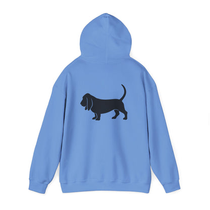 Basset Hound Silhouette Unisex Hoodie