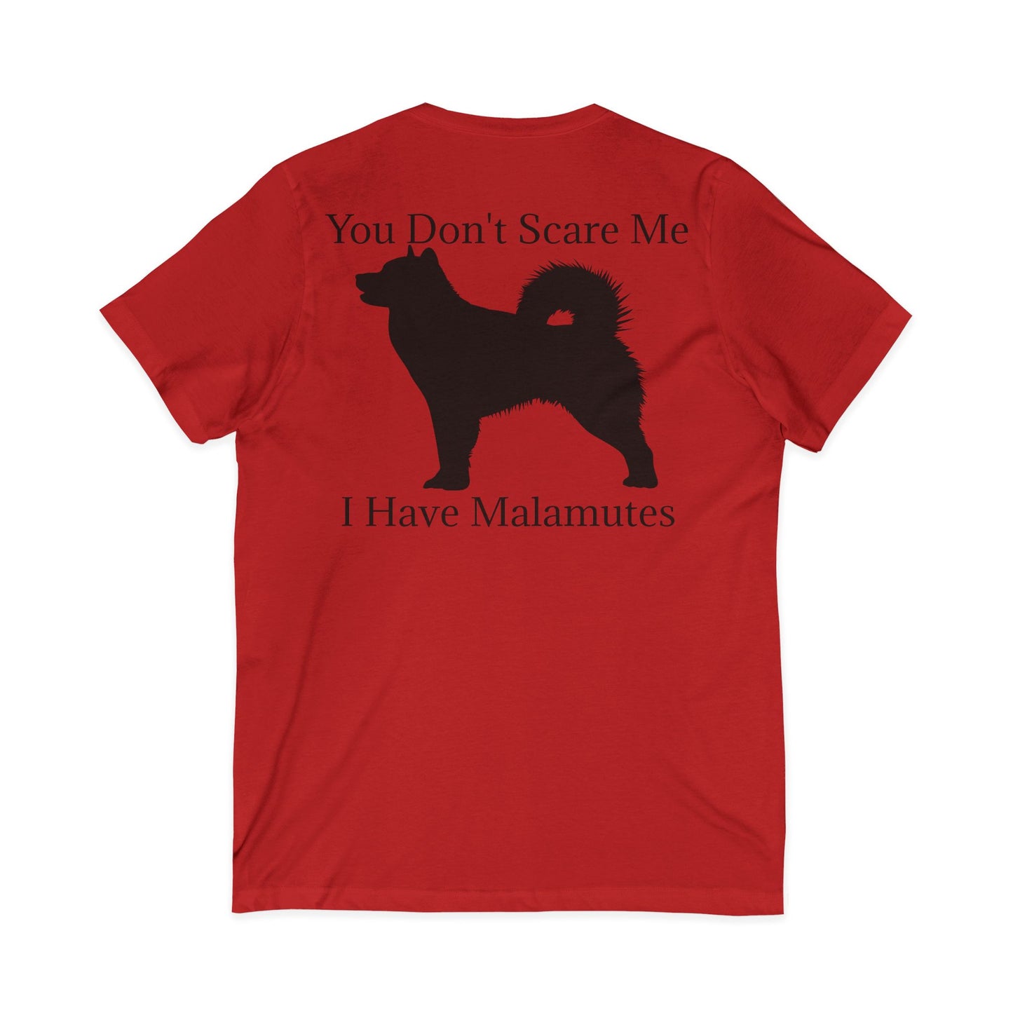 You Don't Scare Me Unisex Short Sleeve V-Neck Tee