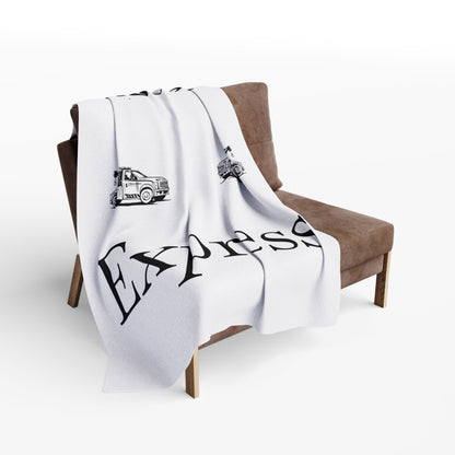H**ker Express Wheel Lift Tow Truck Arctic Fleece Blanket
