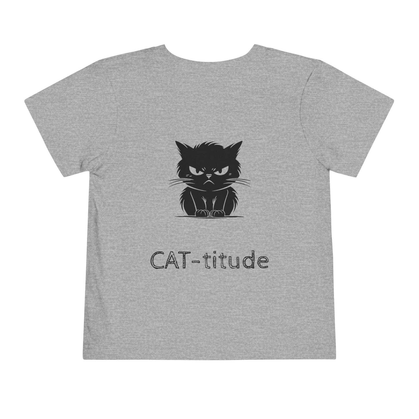 CAT-titude Toddler Unisex Short Sleeve Crewneck Tee