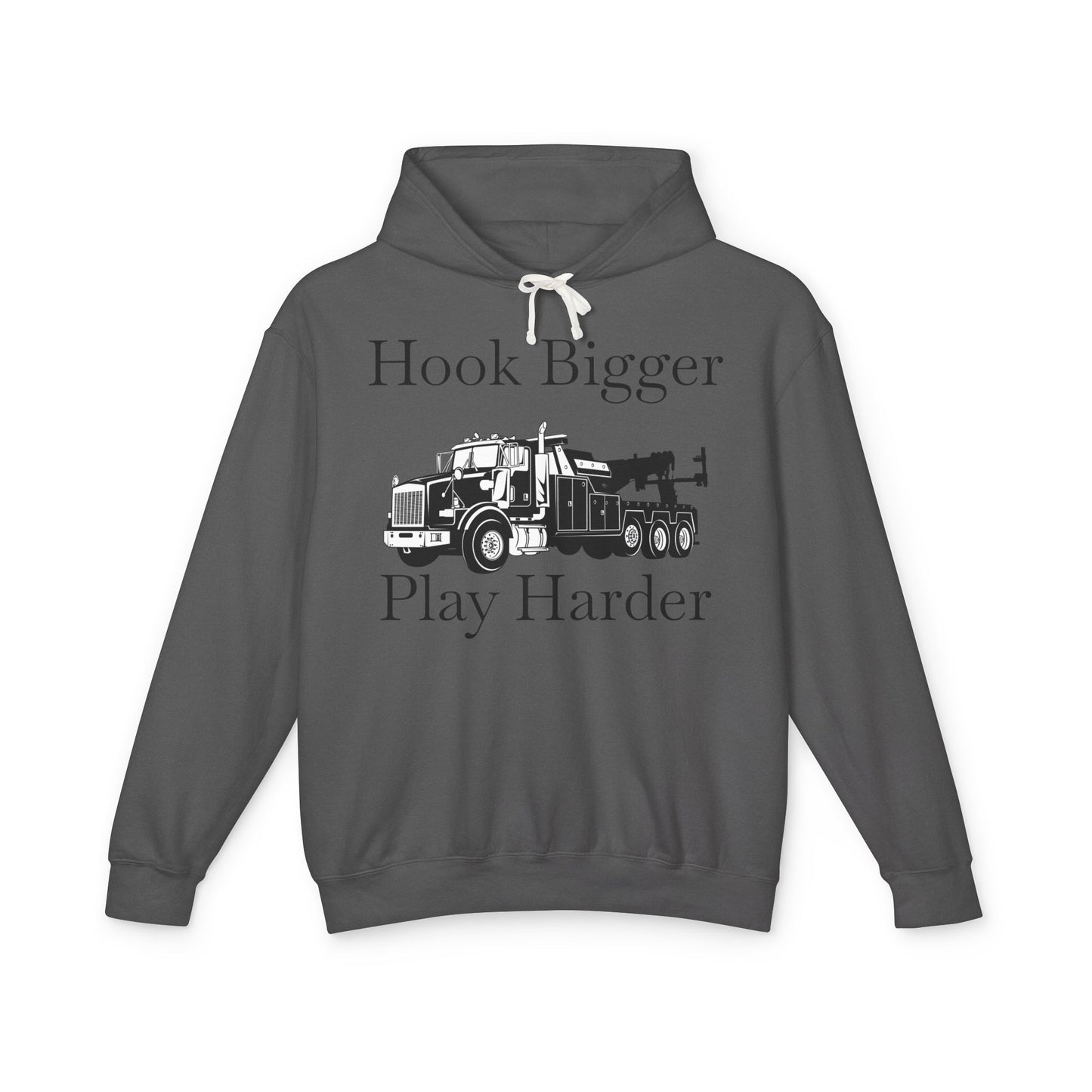 Hook Bigger Heavy Tow Truck Unisex Lightweight Hoodie