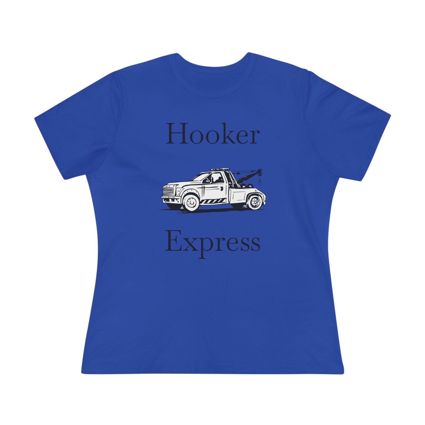 H**ker Express Wheel Lift Tow Truck Women's Short Sleeve Crewneck Tee