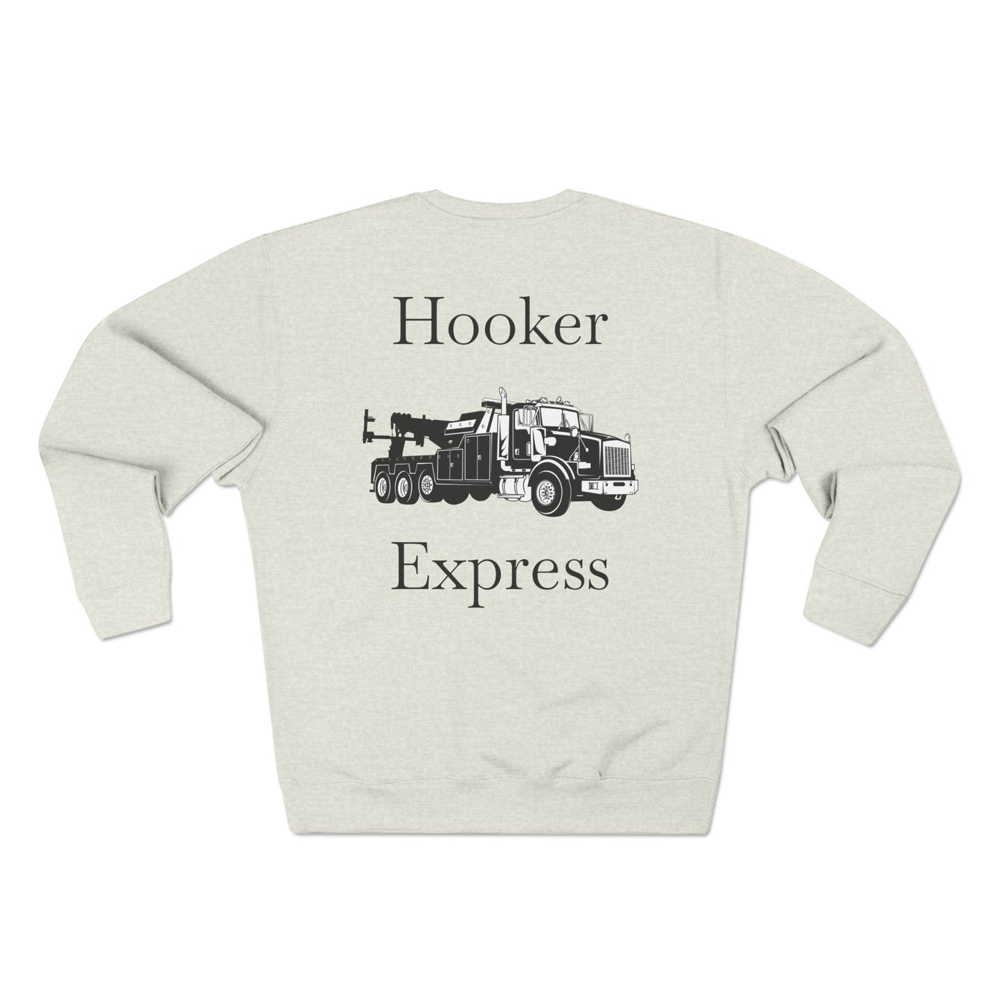 H**ker Express Heavy Tow Truck Unisex Crewneck Sweatshirt