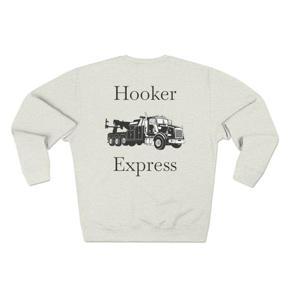 H**ker Express Heavy Tow Truck Unisex Crewneck Sweatshirt