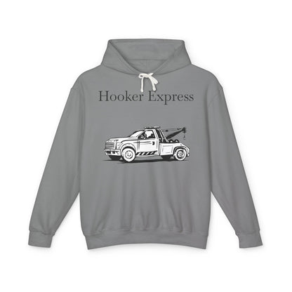 H**ker Express Wheel Lift Tow Truck Unisex Lightweight Hoodie