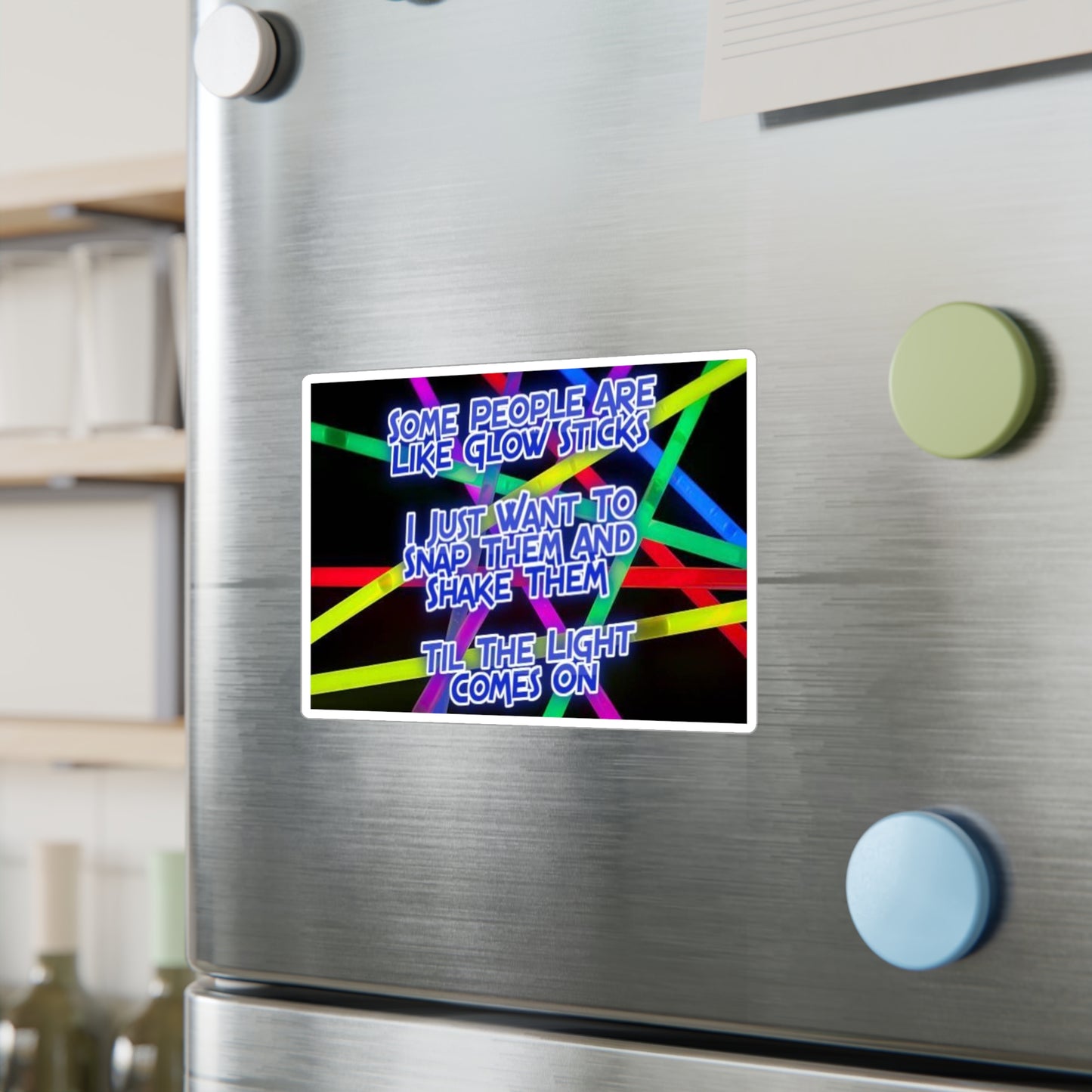 Glow Sticks Vinyl Decal