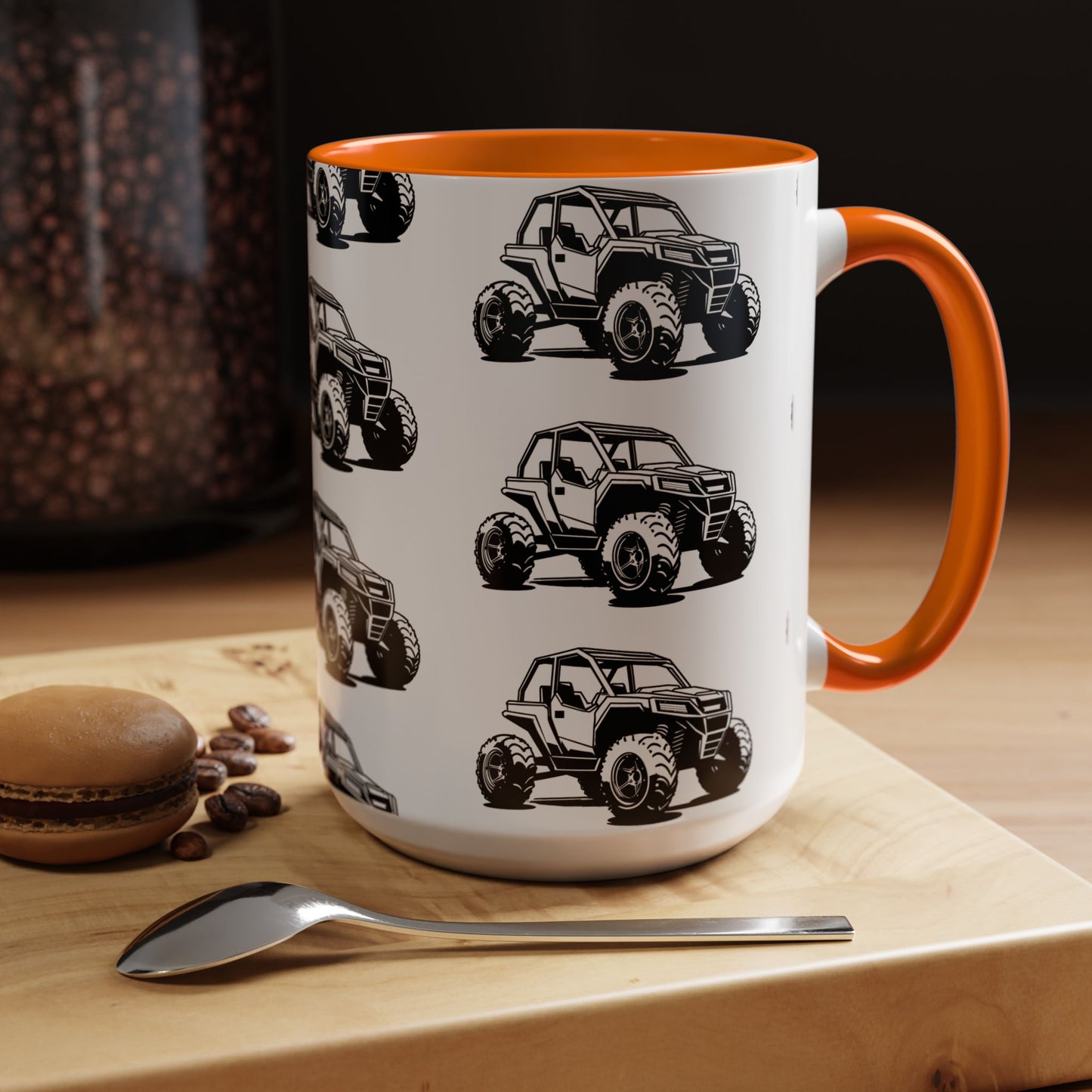 Off The Beaten Path Side By Side 2-Tone Coffee Mug