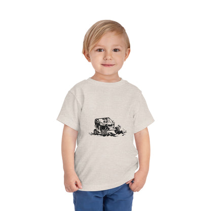 Slingin' Mud Side By Side Toddler Unisex Short Sleeve Crewneck Tee