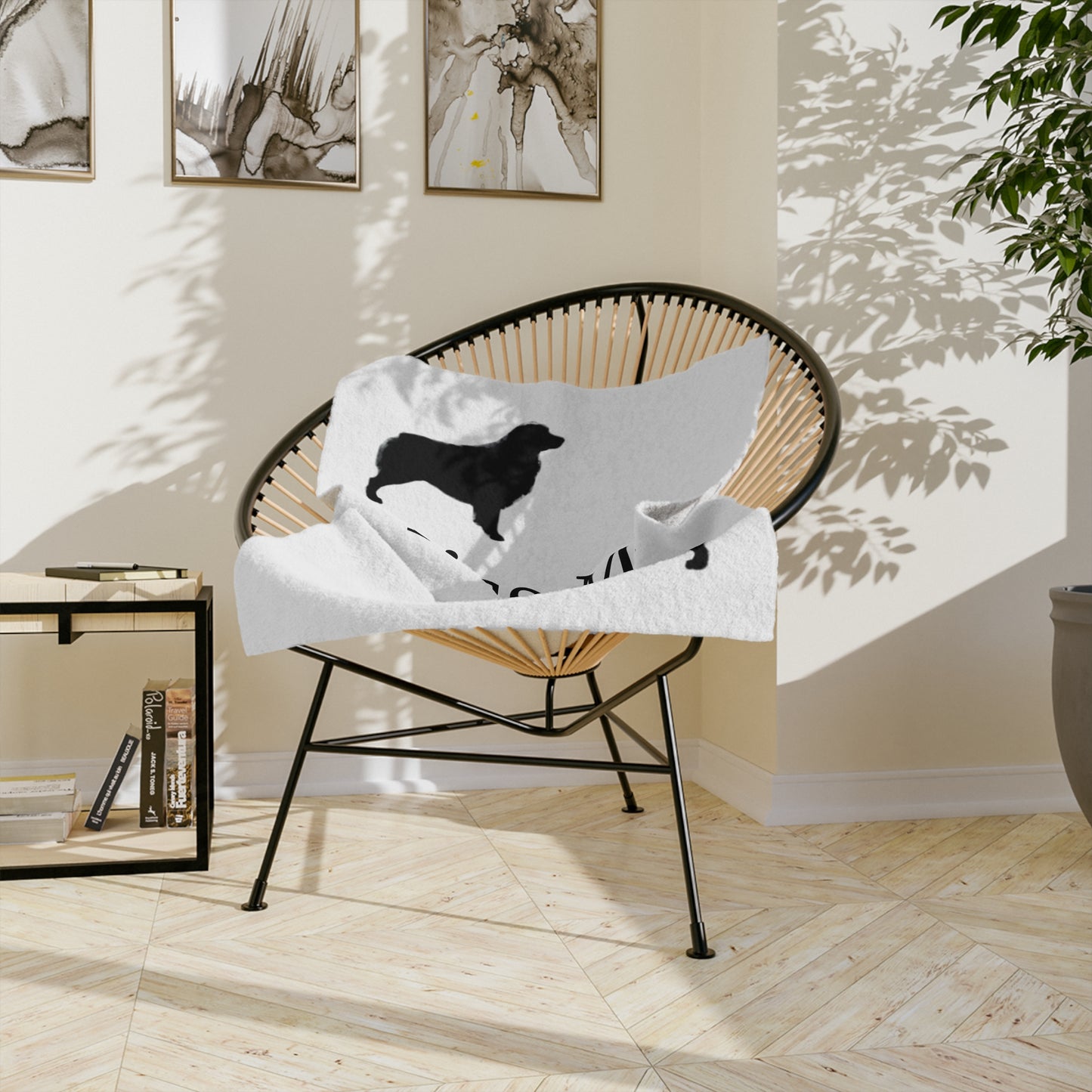 Kiss My Auss Velveteen Microfiber Blanket