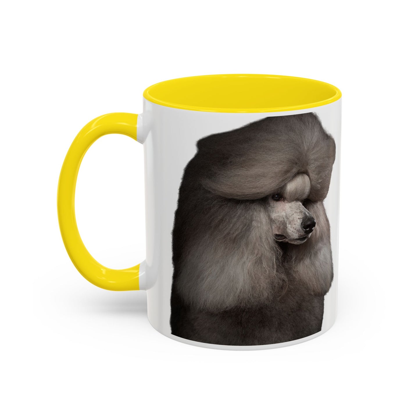 Poodle Head 2-Tone Coffee Mug
