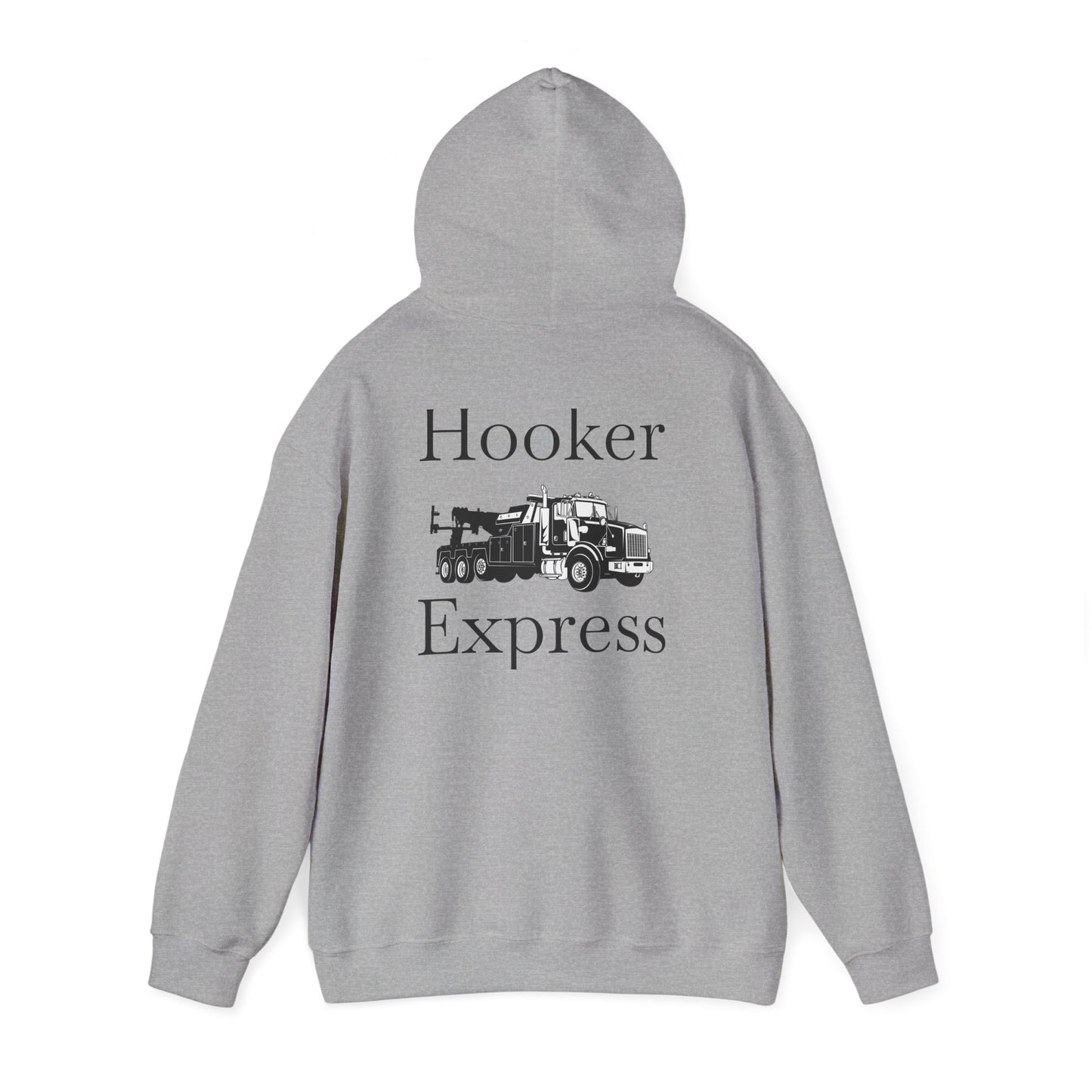 H**ker Express Heavy Tow Truck Unisex Hoodie