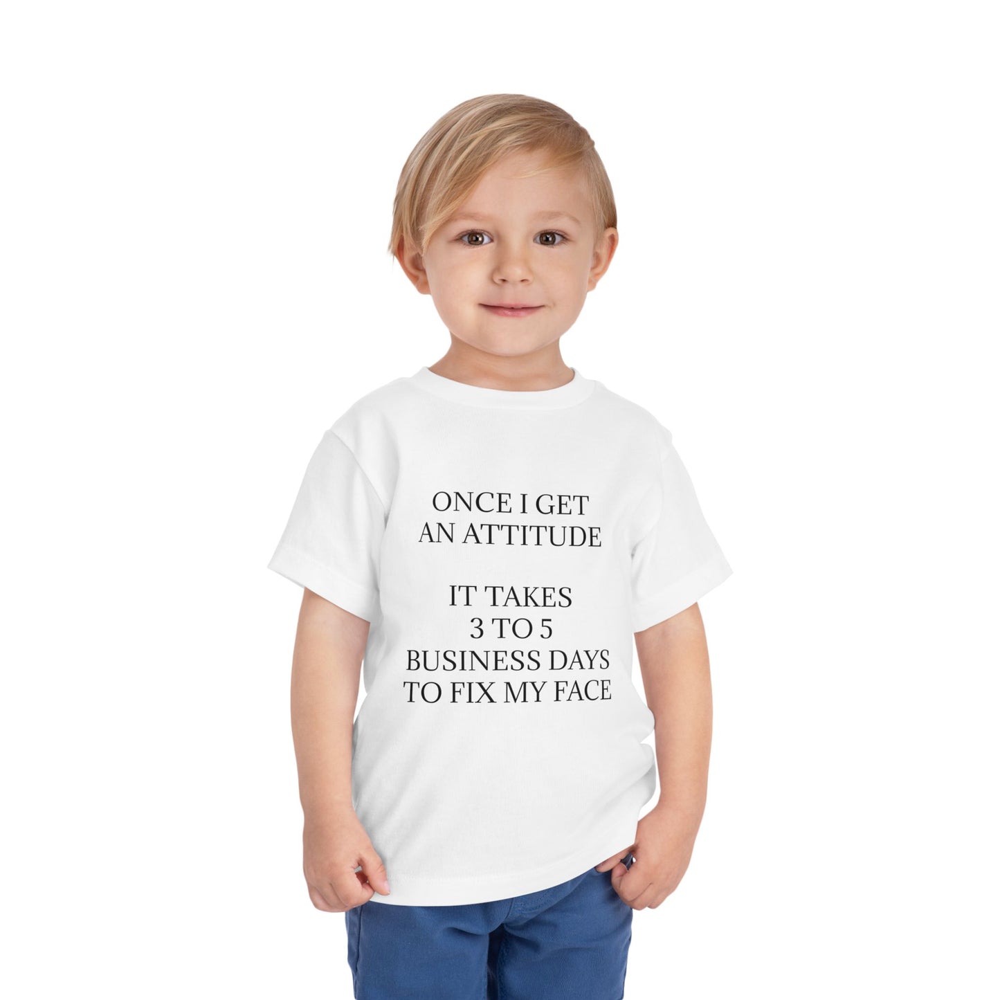 Fix My Face Toddler Unisex Short Sleeve Crewneck Tee