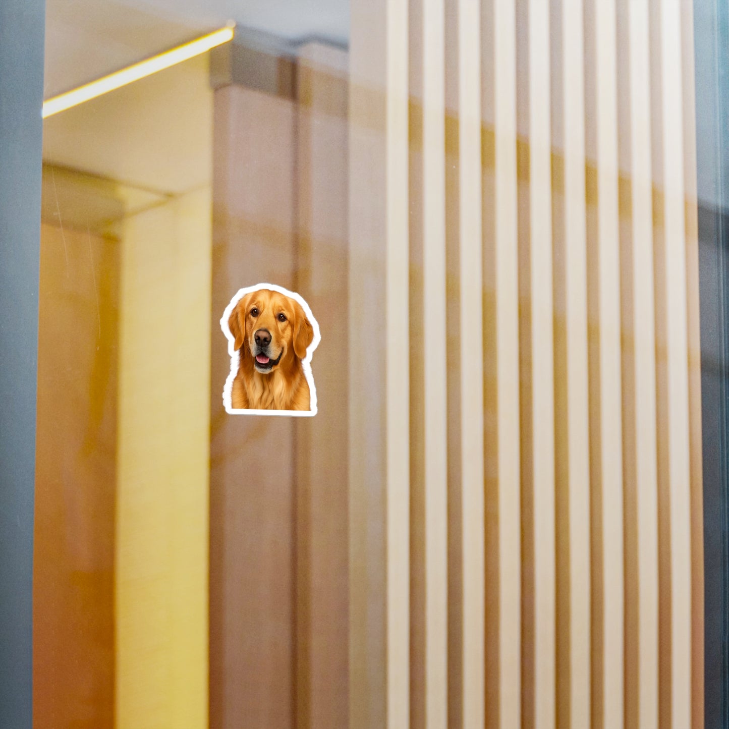 Golden Head Vinyl Decal