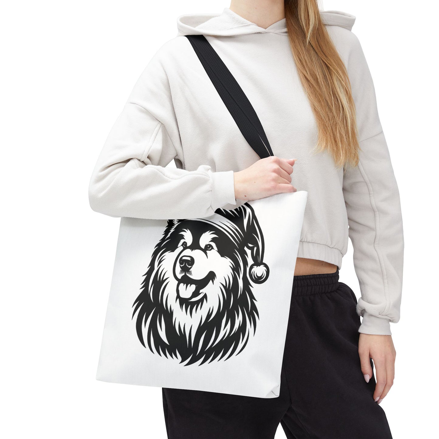 Santa Paws Malamute Tote Bag