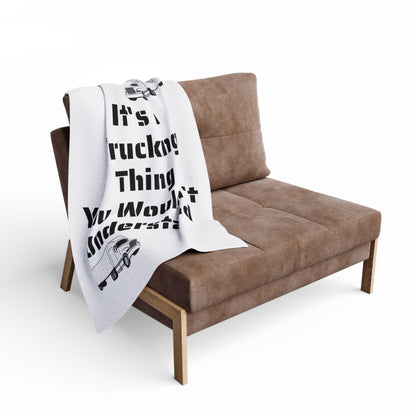 Trucking Thing Arctic Fleece Blanket