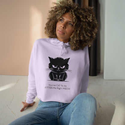 KITTEN Me Women's Crop Hoodie