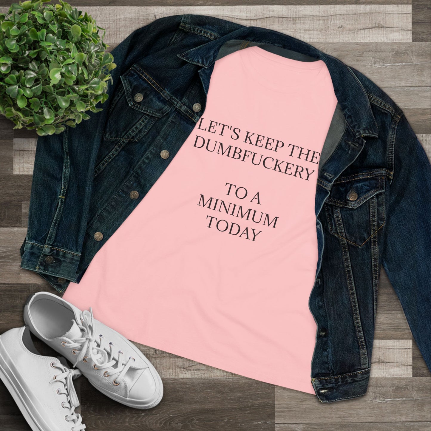 Dumbfuckery Women's Short Sleeve Crewneck Tee