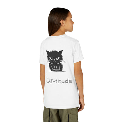 CAT-titude Youth Unisex Short Sleeve Crewneck Tee