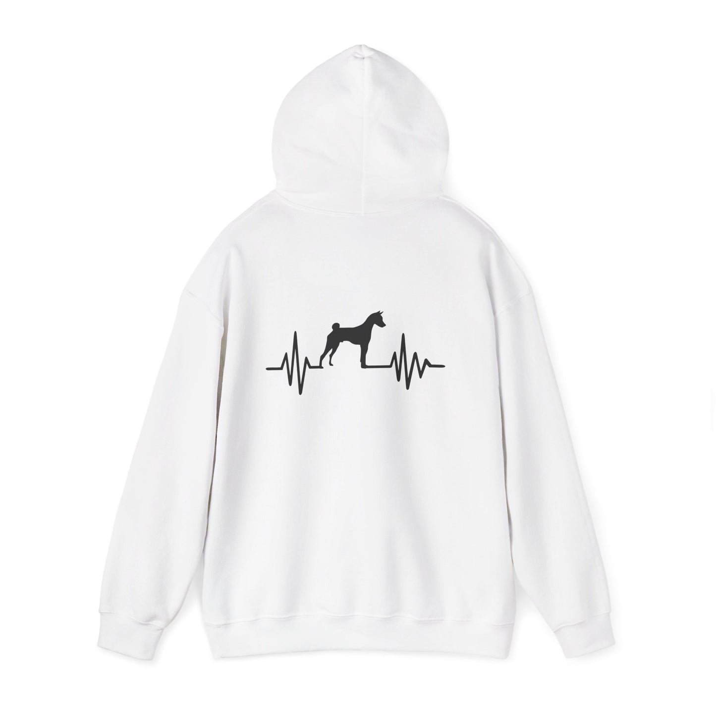My Heart Beats For Basenjis Unisex Hoodie