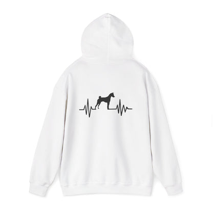 My Heart Beats For Basenjis Unisex Hoodie