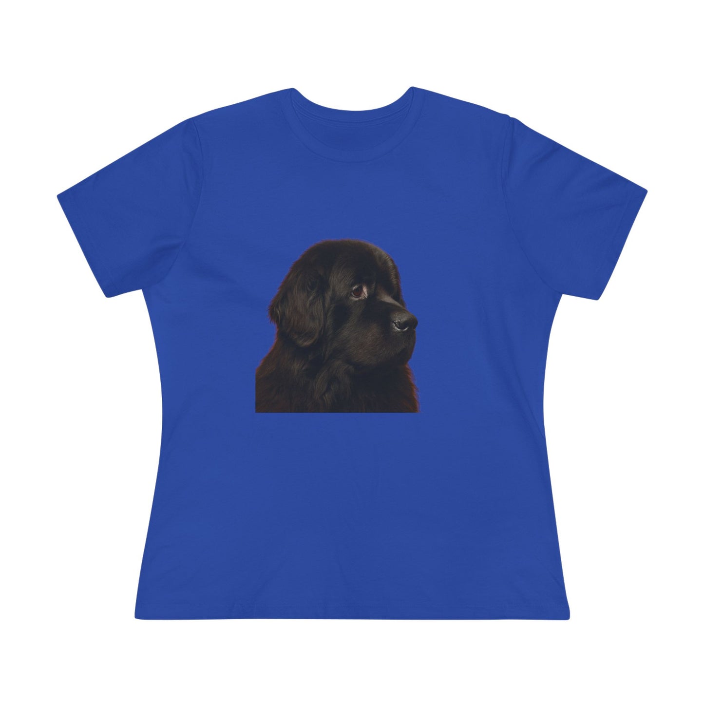 Newfie Head Women's Short Sleeve Crewneck Tee