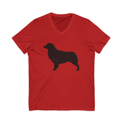 Aussie Silhouette Unisex Short Sleeve V-Neck Tee