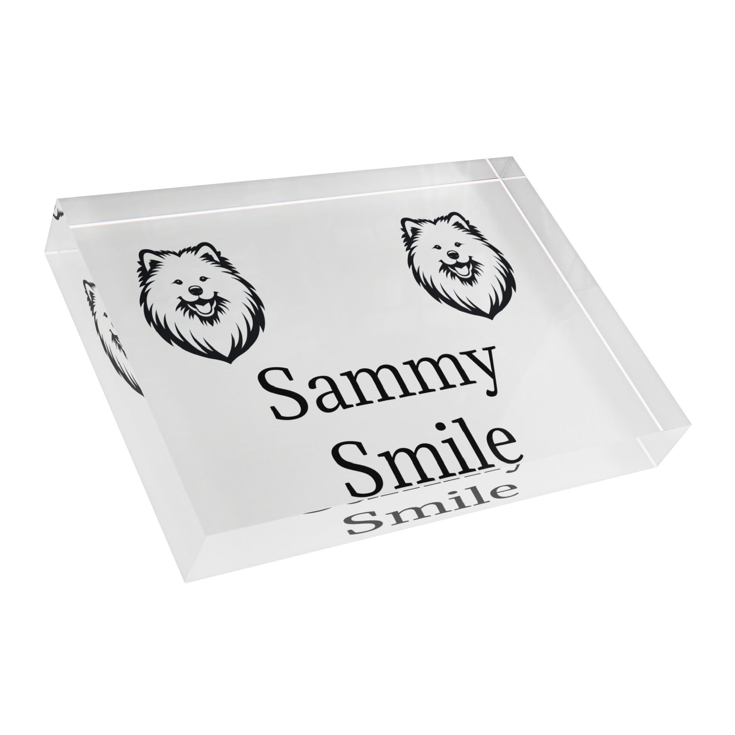 Sammy Smile Acrylic Photo Block