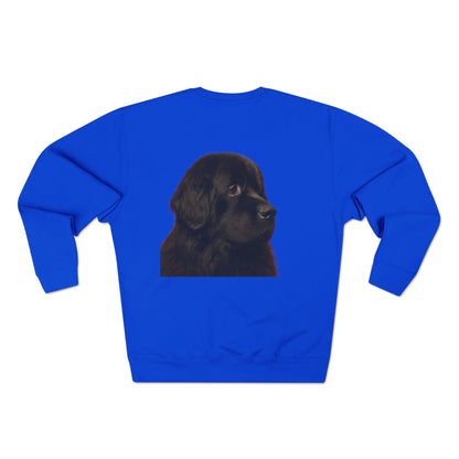 Newfie Head Unisex Crewneck Sweatshirt