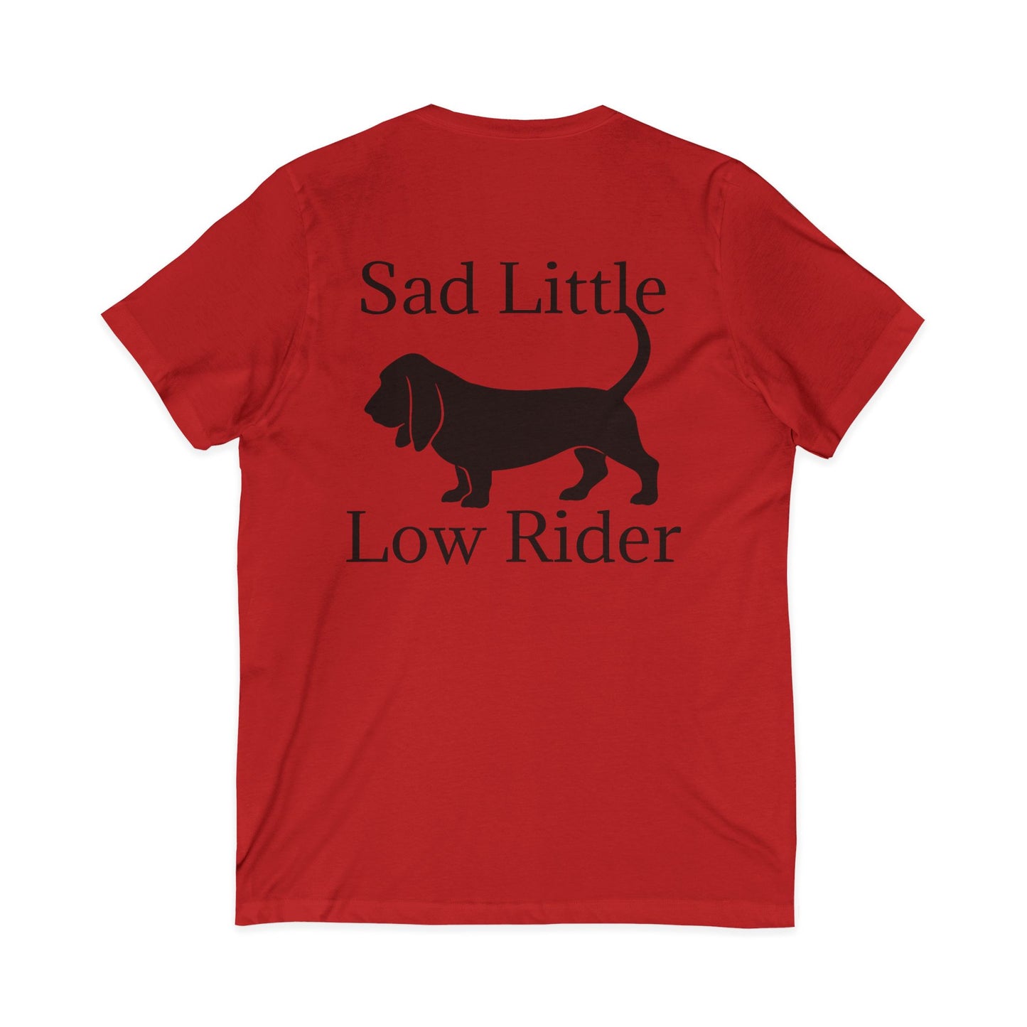 Sad Little Low Rider Unisex Short Sleeve V-Neck Tee