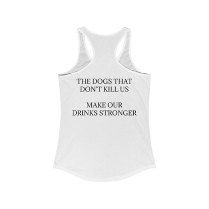 Drinks Stronger Women's Racerback Tank