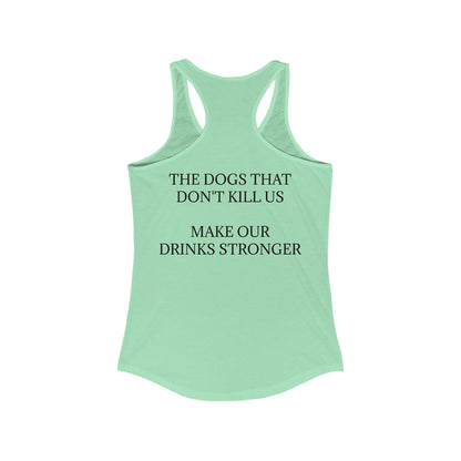 Drinks Stronger Women's Racerback Tank