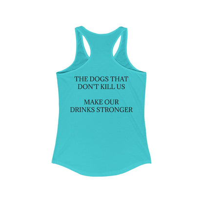 Drinks Stronger Women's Racerback Tank