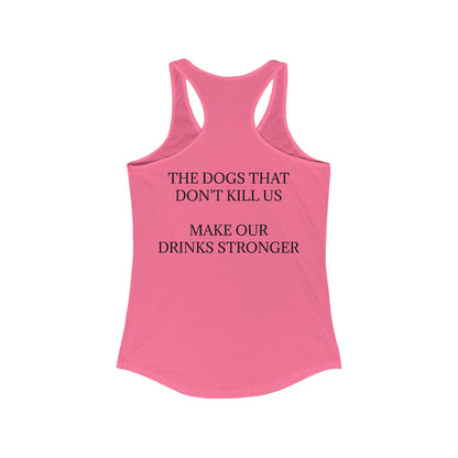 Drinks Stronger Women's Racerback Tank