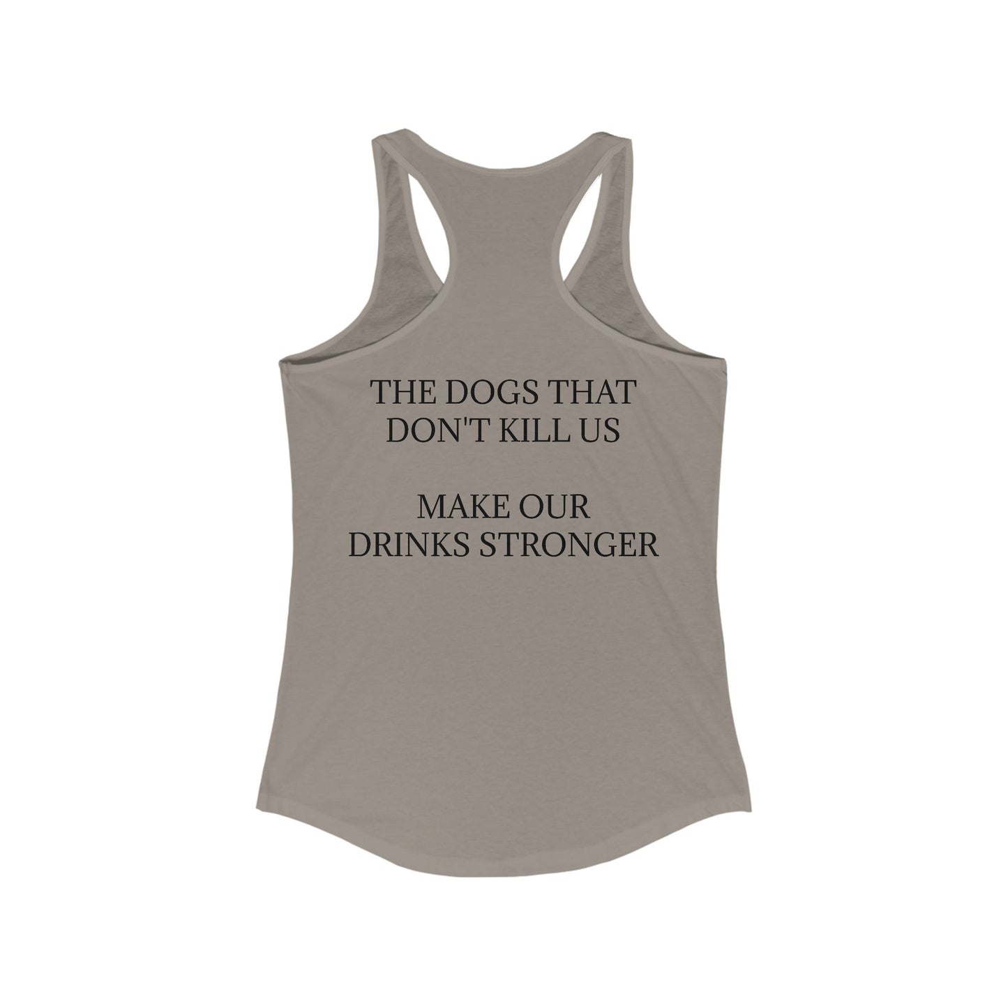 Drinks Stronger Women's Racerback Tank