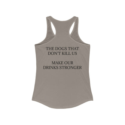 Drinks Stronger Women's Racerback Tank