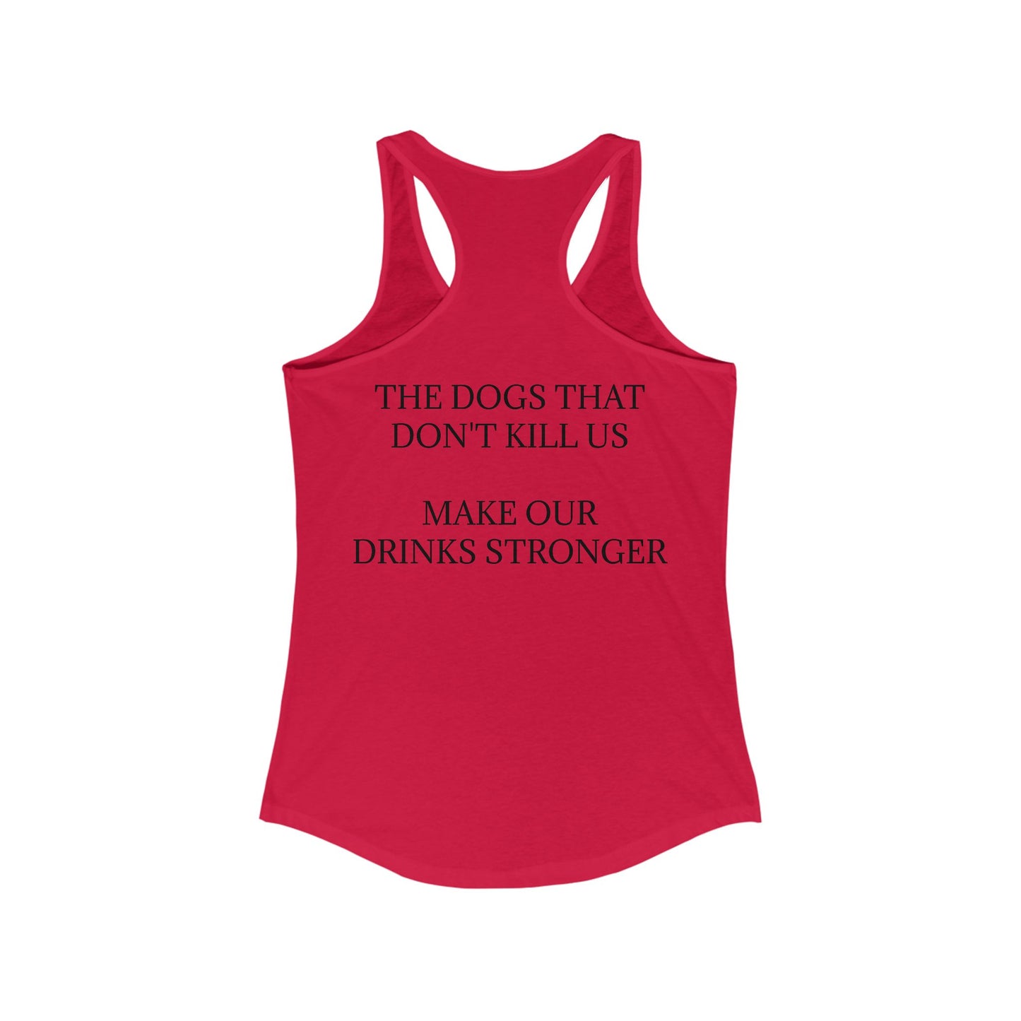 Drinks Stronger Women's Racerback Tank