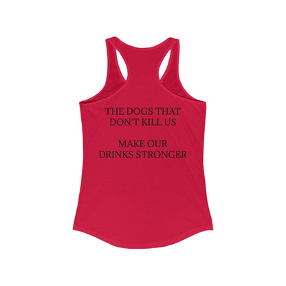 Drinks Stronger Women's Racerback Tank