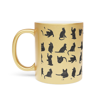 Cats Metallic Coffee Mug