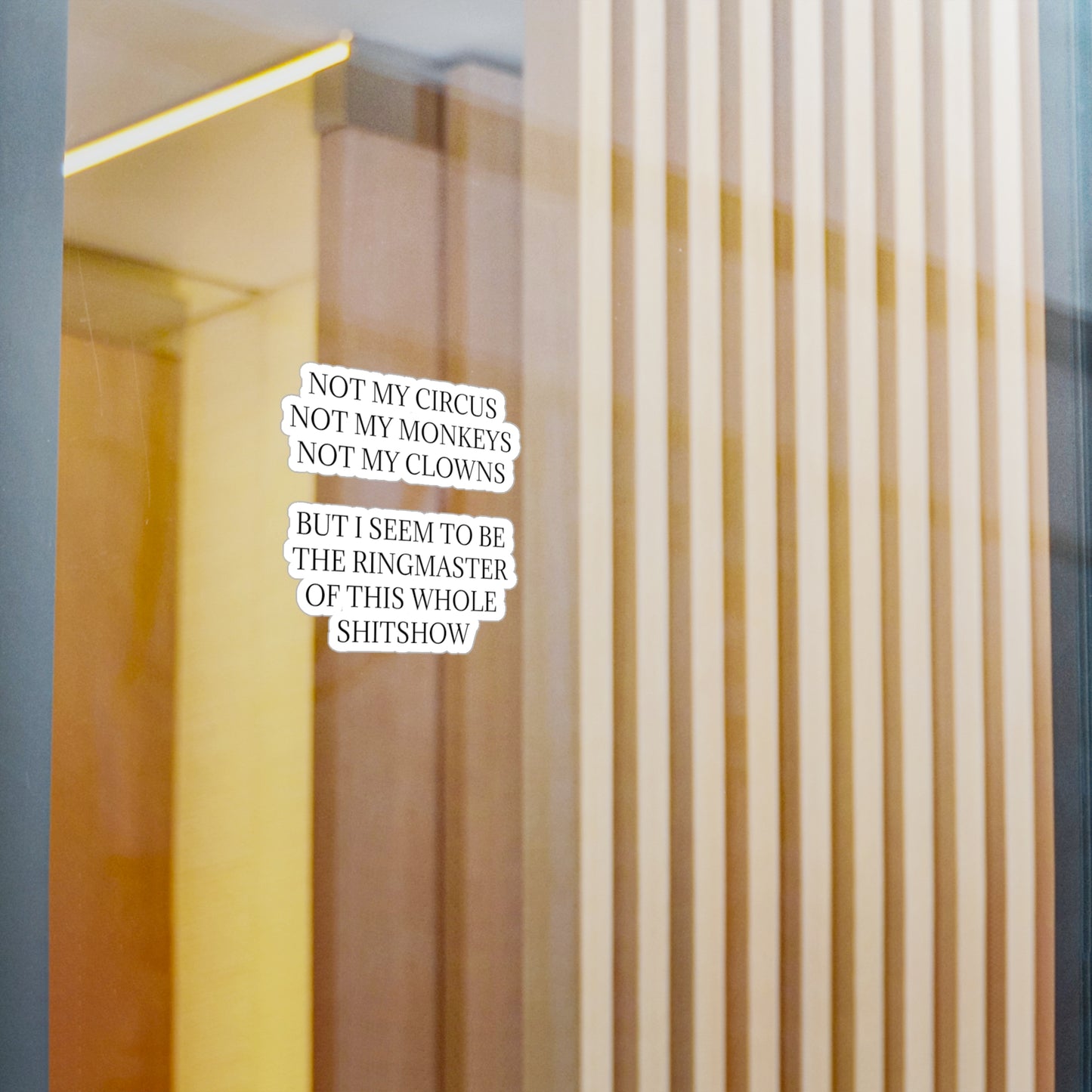 Ringmaster Vinyl Decal