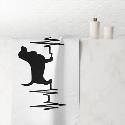My Heart Beats For Basset Hounds Mink-Cotton  Beach Towel