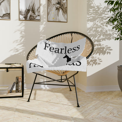 Fearless N Fabulous Velveteen Microfiber Blanket