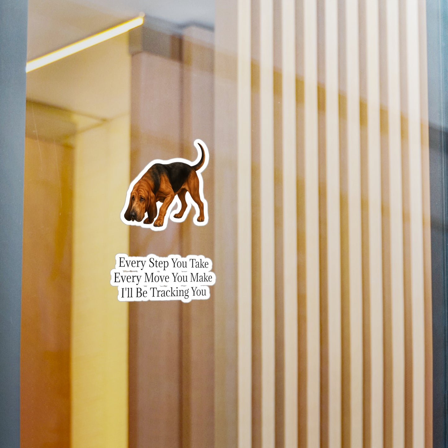 Tracking You Vinyl Decal