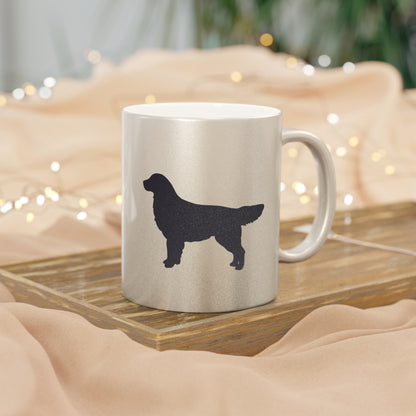 Golden Silhouette Metallic Coffee Mug
